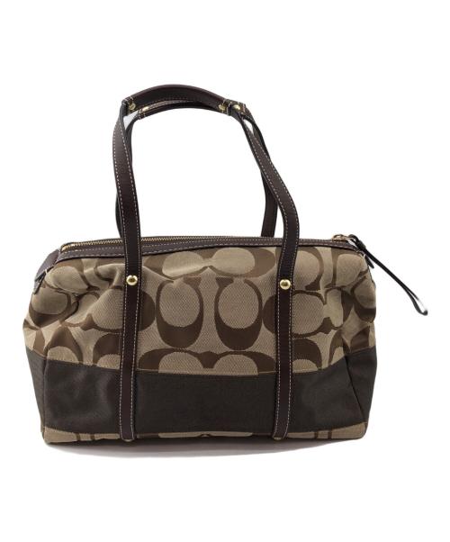 COACH（コーチ）COACH (コーチ) ボストンバッグ ブラウンの古着・服飾アイテム