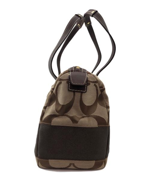 COACH（コーチ）COACH (コーチ) ボストンバッグ ブラウンの古着・服飾アイテム