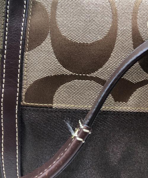 COACH（コーチ）COACH (コーチ) ボストンバッグ ブラウンの古着・服飾アイテム