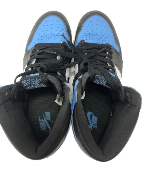 NIKE（ナイキ）NIKE (ナイキ) Air Jordan 1 Retro High ブルー×ブラック サイズ:27の古着・服飾アイテム