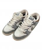 NIKEナイキ）の古着「スニーカーSB DUNK LOW PRO QS」｜ホワイト×グレー