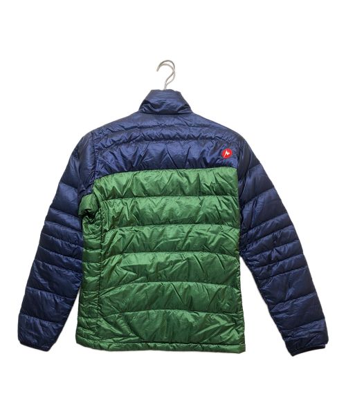MARMOT（マーモット）MARMOT (マーモット) コンパクトダウンジャケット ネイビー×グリーン サイズ:Mの古着・服飾アイテム