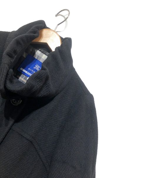 BURBERRY BLUE LABEL（バーバリー ブルー レーベル）BURBERRY BLUE LABEL (バーバリーブルーレーベル) ロングコート ブラック サイズ:38の古着・服飾アイテム
