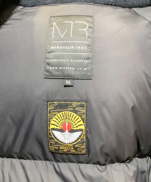 Denham×MINOTAUR（デンハム×ミノトール）Denham×MINOTAUR (デンハム×ミノトール) ダウンジャケット ブラック サイズ:XLの古着・服飾アイテム