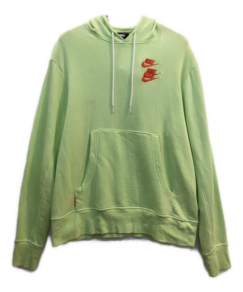 NIKE（ナイキ）NIKE (ナイキ) プルオーバーパーカー グリーン サイズ:Lの古着・服飾アイテム