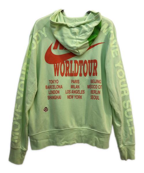 NIKE（ナイキ）NIKE (ナイキ) プルオーバーパーカー グリーン サイズ:Lの古着・服飾アイテム