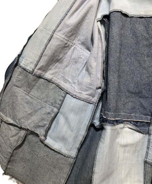 ROOP TOKYO（ループトーキョー）ROOP TOKYO (ループトーキョー) ジップジャケット ブルー×インディゴ サイズ:無しの古着・服飾アイテム