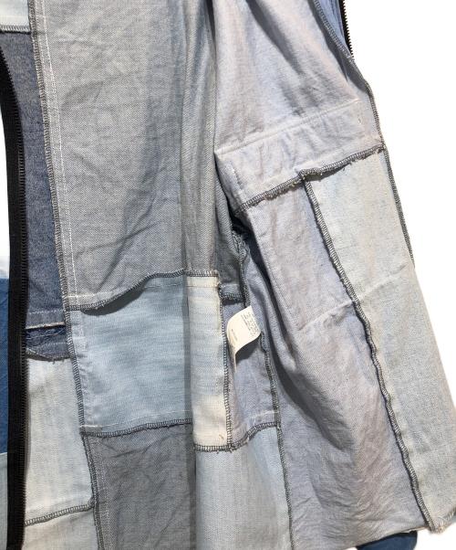 ROOP TOKYO（ループトーキョー）ROOP TOKYO (ループトーキョー) ジップジャケット ブルー×インディゴ サイズ:無しの古着・服飾アイテム