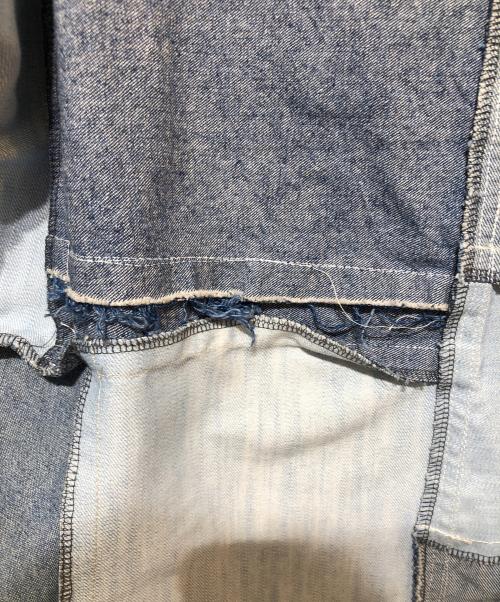ROOP TOKYO（ループトーキョー）ROOP TOKYO (ループトーキョー) ジップジャケット ブルー×インディゴ サイズ:無しの古着・服飾アイテム
