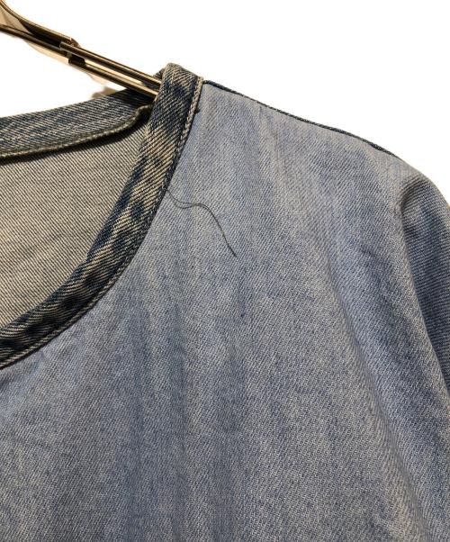 ROOP TOKYO（ループトーキョー）ROOP TOKYO (ループトーキョー) ジップジャケット ブルー×インディゴ サイズ:無しの古着・服飾アイテム