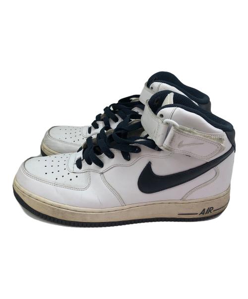 NIKE（ナイキ）NIKE (ナイキ) AIR FORCE 1 MID 07 ホワイト×ブラック サイズ:28㎝の古着・服飾アイテム