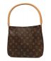 LOUIS VUITTON (ルイ ヴィトン) ショルダーバッグ/ルーピングMM ブラウン：77000円