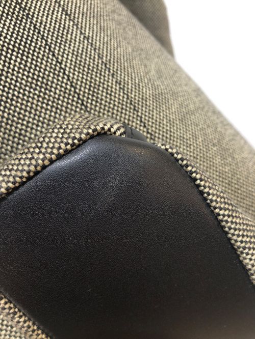 TOMORROW LAND（トゥモローランド）TOMORROW LAND (トゥモローランド) the dilettante (ザ・ディレッタント) トートバッグ グレー×ブラックの古着・服飾アイテム