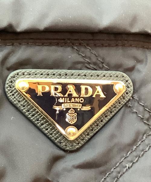 PRADA（プラダ）PRADA (プラダ) キルティングダウンジャケット ネイビー サイズ:54の古着・服飾アイテム