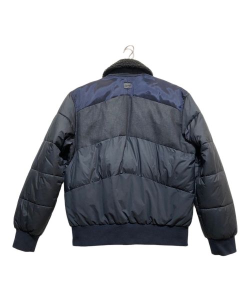 G-STAR RAW（ジースターロゥ）G-STAR RAW (ジースターロゥ) 中綿デニムジャケット ネイビー×ブラック サイズ:Mの古着・服飾アイテム