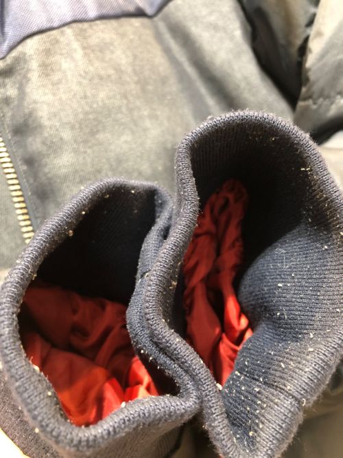 G-STAR RAW（ジースターロゥ）G-STAR RAW (ジースターロゥ) 中綿デニムジャケット ネイビー×ブラック サイズ:Mの古着・服飾アイテム