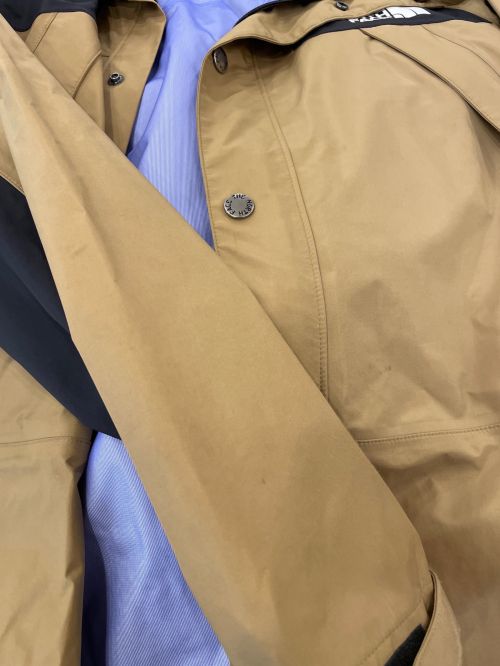 THE NORTH FACE（ザ ノース フェイス）THE NORTH FACE (ザ ノース フェイス) マウンテンレインテックスジャケット ブラウン×ブラック サイズ:Mの古着・服飾アイテム