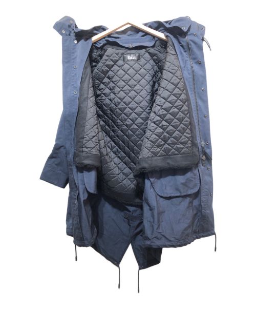 THE RERACS（ザ リラクス）THE RERACS (ザ リラクス) ライナー付モッズコート ネイビー サイズ:48の古着・服飾アイテム