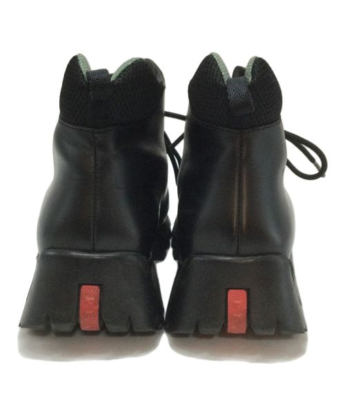 PRADA（プラダ）PRADA (プラダ) ブーツ ブラック サイズ:38 1/2の古着・服飾アイテム