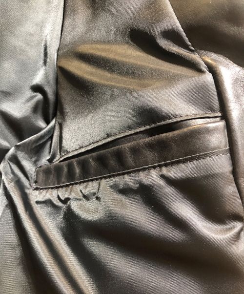 Schott（ショット）Schott (ショット) レザートラッカージャケット ブラック サイズ:32の古着・服飾アイテム