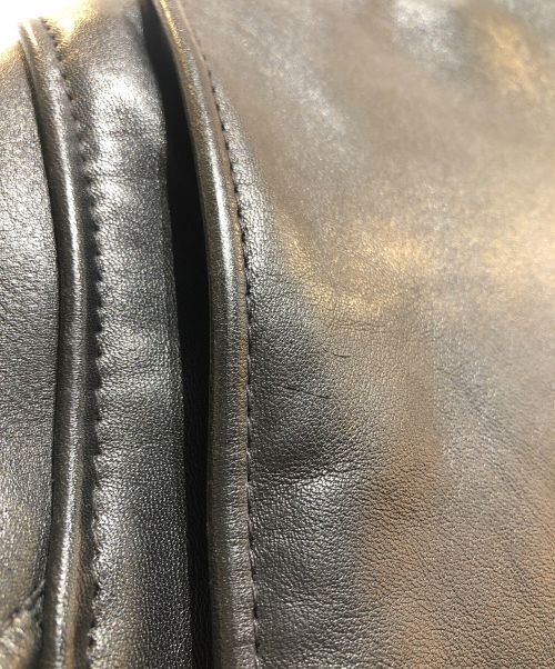 Schott（ショット）Schott (ショット) レザートラッカージャケット ブラック サイズ:32の古着・服飾アイテム