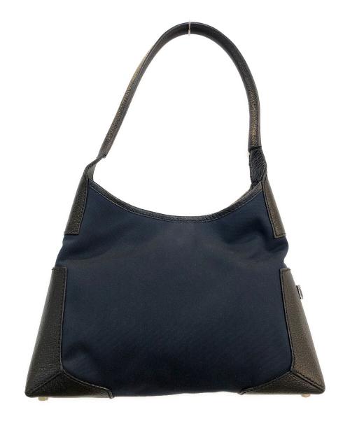 Salvatore Ferragamo（サルヴァトーレ フェラガモ）Salvatore Ferragamo (サルヴァトーレ フェラガモ) ハンドポーチ ネイビー×ブラックの古着・服飾アイテム