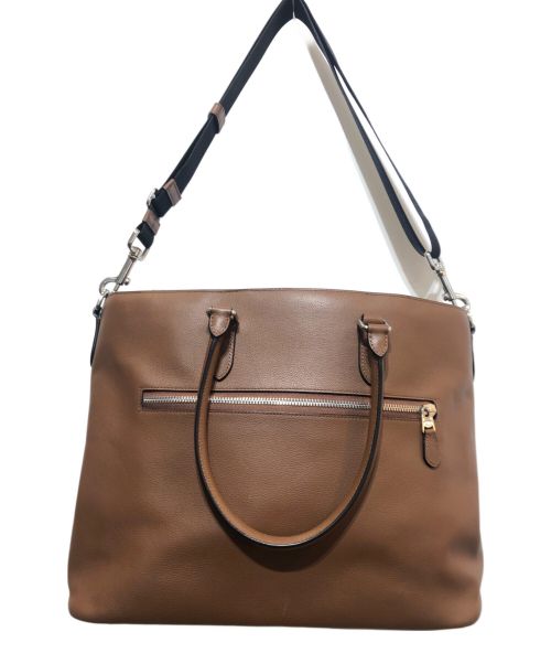 COACH（コーチ）COACH (コーチ) 2WAYビジネストートバッグ ブラウンの古着・服飾アイテム