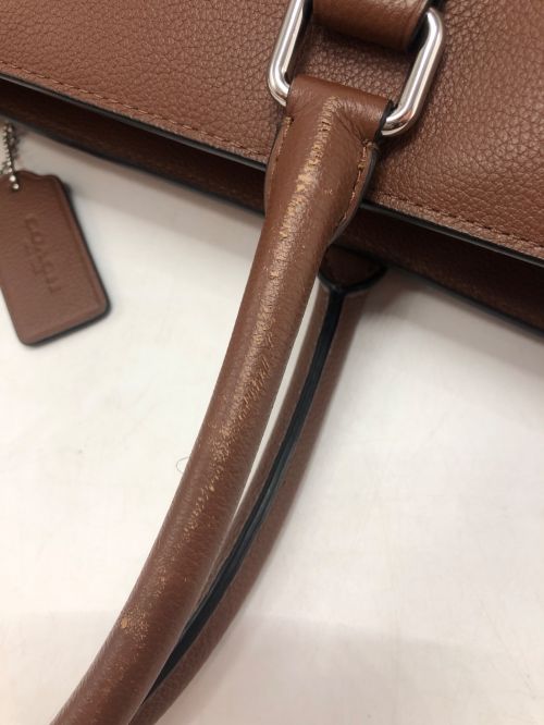 COACH（コーチ）COACH (コーチ) 2WAYビジネストートバッグ ブラウンの古着・服飾アイテム