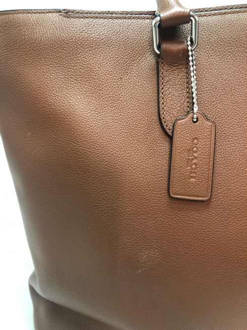 COACH（コーチ）COACH (コーチ) 2WAYビジネストートバッグ ブラウンの古着・服飾アイテム
