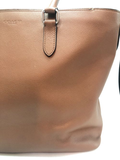COACH（コーチ）COACH (コーチ) 2WAYビジネストートバッグ ブラウンの古着・服飾アイテム