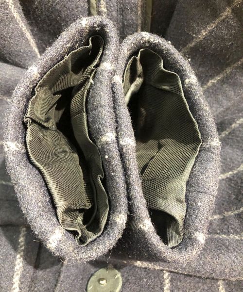 MSGM（エムエスジーエム）MSGM (エムエスジーエム) チェスターコート ネイビー サイズ:38の古着・服飾アイテム