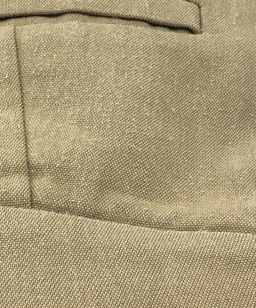 ebure（エブール）EBURE (エブール) インタックパンツ ベージュ サイズ:38の古着・服飾アイテム