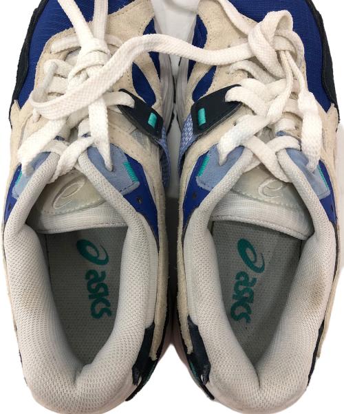asics（アシックス）asics (アシックス) ローカットスニーカー ブルー×ホワイト サイズ:25cmの古着・服飾アイテム