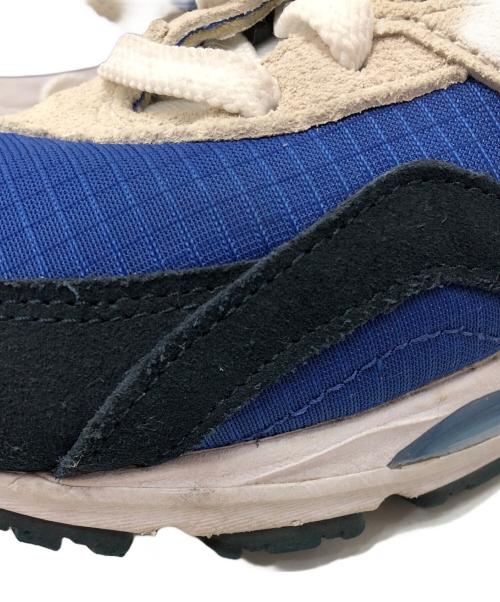 asics（アシックス）asics (アシックス) ローカットスニーカー ブルー×ホワイト サイズ:25cmの古着・服飾アイテム