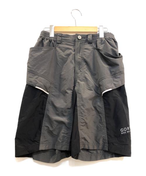 GORE（ゴア）GORE (ゴア) ナイロンハーフパンツ グレー×ブラック サイズ:Mの古着・服飾アイテム