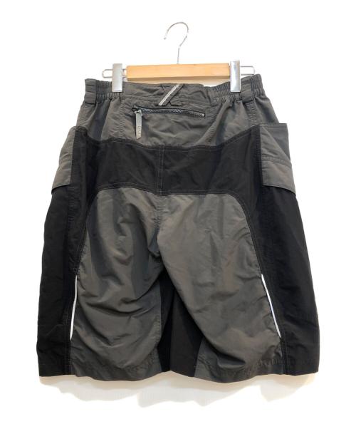 GORE（ゴア）GORE (ゴア) ナイロンハーフパンツ グレー×ブラック サイズ:Mの古着・服飾アイテム