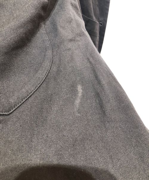 Y's（ワイズ）Y's (ワイズ) ギャバジンワイドオーバーオール ブラック サイズ:1の古着・服飾アイテム