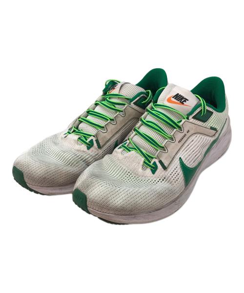 NIKE（ナイキ）NIKE (ナイキ) Air Zoom Pegasus ホワイト×グリーン サイズ:28の古着・服飾アイテム