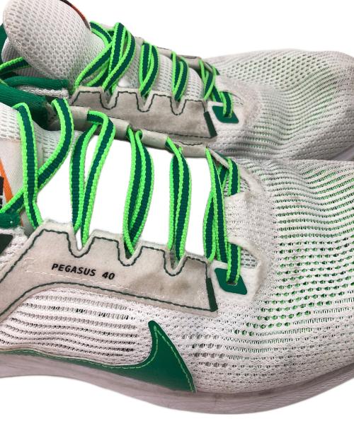 NIKE（ナイキ）NIKE (ナイキ) Air Zoom Pegasus ホワイト×グリーン サイズ:28の古着・服飾アイテム
