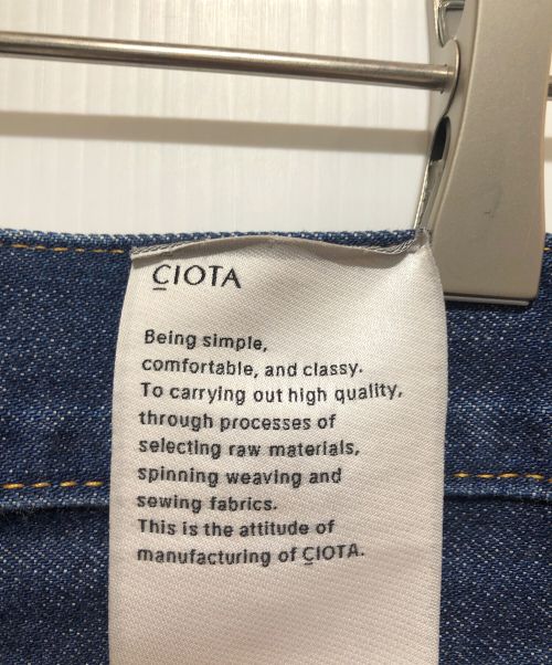 CIOTA（シオタ）CIOTA (シオタ) 本藍ストレートデニムパンツ ブルー サイズ:30の古着・服飾アイテム