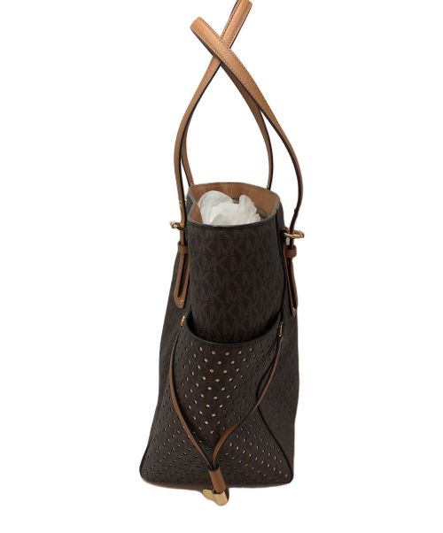 MICHAEL KORS（マイケル・コース）MICHAEL KORS (マイケルコース) トートバッグ ブラウンの古着・服飾アイテム