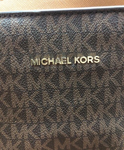 MICHAEL KORS（マイケル・コース）MICHAEL KORS (マイケルコース) トートバッグ ブラウンの古着・服飾アイテム