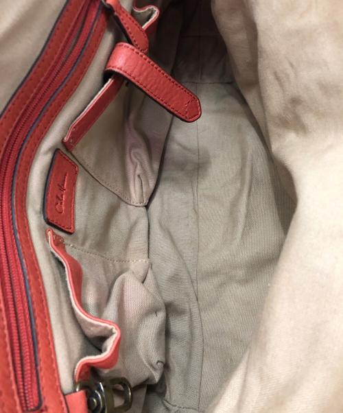 COLE HAAN（コールハーン）COLE HAAN (コールハーン) ハンドバッグ レッドの古着・服飾アイテム