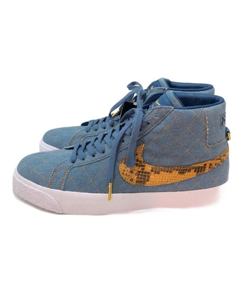 NIKE（ナイキ）NIKE (ナイキ) SB ZOOM BLAZER MID QS スカイブルー×イエロー サイズ:280の古着・服飾アイテム