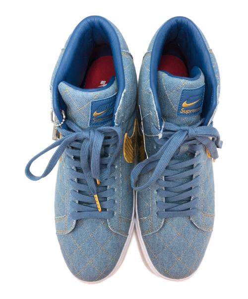NIKE（ナイキ）NIKE (ナイキ) SB ZOOM BLAZER MID QS スカイブルー×イエロー サイズ:280の古着・服飾アイテム