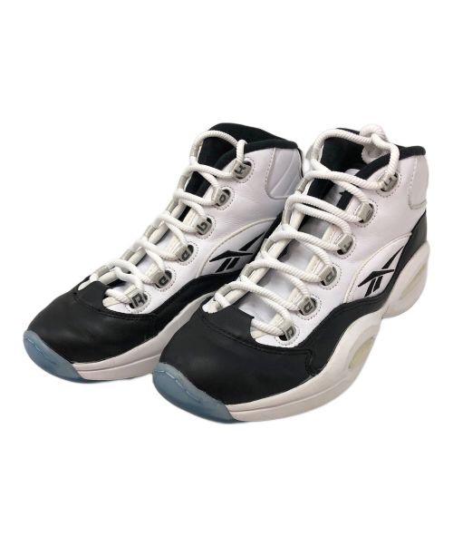 REEBOK（リーボック）REEBOK (リーボック) スニーカー/クラシック クエスチョン ミッド ホワイト×ブラック サイズ:27の古着・服飾アイテム