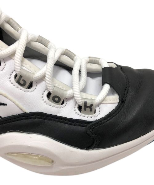 REEBOK（リーボック）REEBOK (リーボック) スニーカー/クラシック クエスチョン ミッド ホワイト×ブラック サイズ:27の古着・服飾アイテム