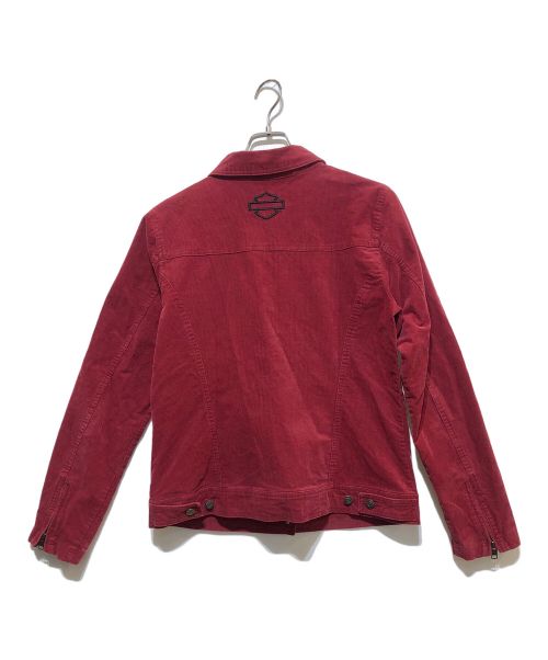 HARLEY-DAVIDSON（ハーレーダビッドソン）HARLEY-DAVIDSON (ハーレーダビッドソン) トランセンデントコーデュロイジャケット レッド サイズ:Mの古着・服飾アイテム