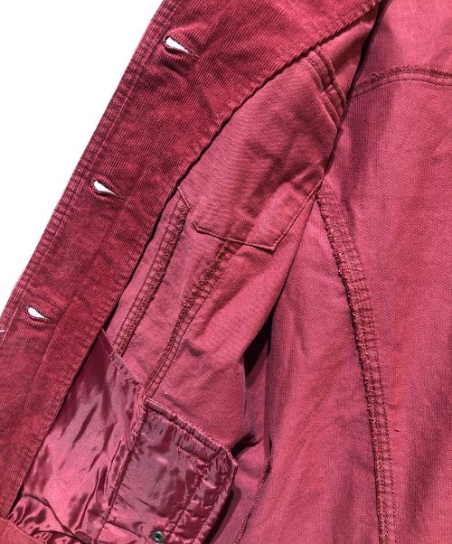 HARLEY-DAVIDSON（ハーレーダビッドソン）HARLEY-DAVIDSON (ハーレーダビッドソン) トランセンデントコーデュロイジャケット レッド サイズ:Mの古着・服飾アイテム