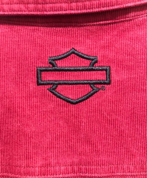 HARLEY-DAVIDSON（ハーレーダビッドソン）HARLEY-DAVIDSON (ハーレーダビッドソン) トランセンデントコーデュロイジャケット レッド サイズ:Mの古着・服飾アイテム